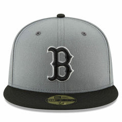 Boston Red Sox Two-Tone 59FIFTY Fitted Hat Gray/Black