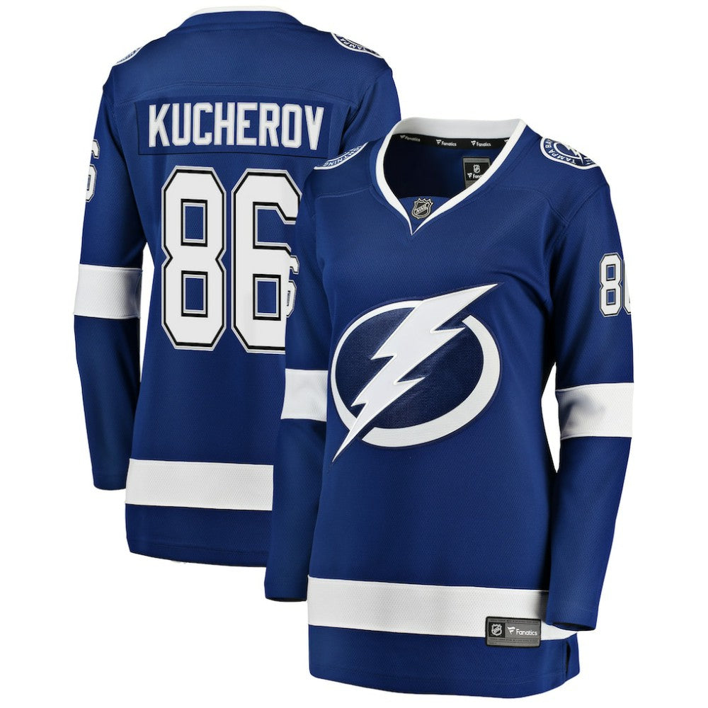 Nikita Kucherov Tampa Bay Lightning Fanatics Women's Breakaway Player Jersey - Blue Jerseys
