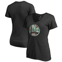 Golden State Warriors Lovely V-Neck T-Shirt sale - Black shop