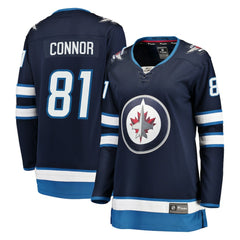 Kyle Connor Winnipeg Jets Fanatics Women's Breakaway Player Jersey - Navy Jerseys