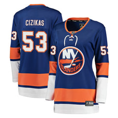 Casey Cizikas New York Islanders Fanatics Women's Breakaway Player Jersey - Royal Jerseys