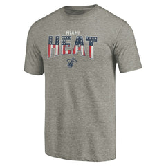 Miami Heat Freedom Tri-Blend T-Shirt - Gray online