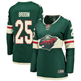 Jonas Brodin Minnesota Wild Fanatics Women's Breakaway Player Jersey - Green Jerseys