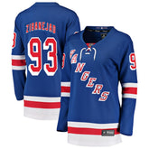 Mika Zibanejad New York Rangers Fanatics Women's Breakaway Player Jersey - Blue Jerseys