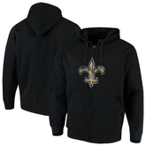 New Orleans Saints G-III Sports by Carl Banks Primary Logo Full-Zip Hoodie - Black online