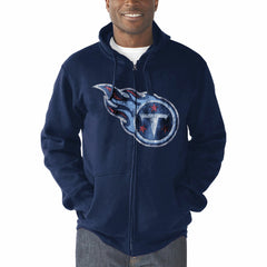 Tennessee Titans G-III Sports by Carl Banks Primary Logo Full-Zip Hoodie - Navy discount