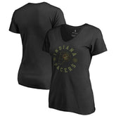 Indiana Pacers Women's Liberty V-Neck T-Shirt - Black online