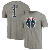 Washington Wizards Greatest Dad Tri-Blend T-Shirt - Gray shop