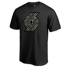 Portland Trail Blazers Cloak Camo T-Shirt - Black outlet