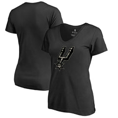 San Antonio Spurs Women's Cloak Camo V-Neck T-Shirt - Black on sale