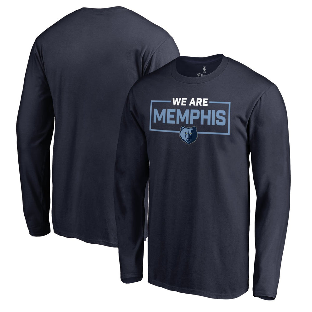 Memphis Grizzlies We Are Iconic Collection Long Sleeve T-Shirt - Navy sale