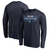 Memphis Grizzlies We Are Iconic Collection Long Sleeve T-Shirt - Navy sale