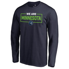 Minnesota Timberwolves We Are Iconic Collection Long Sleeve T-Shirt - Navy outlet