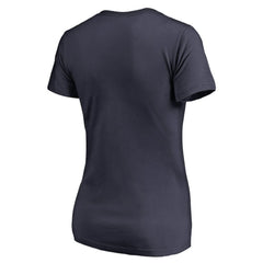 Columbus Blue Jackets Women's Iconic Collection V-Neck T-Shirt - Navy T-shirts