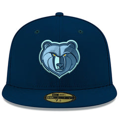Memphis Grizzlies New Logo Team Color 59FIFTY Fitted Hat - Blue shop