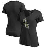 Chicago White Sox Women's Armed Forces Wordmark T-Shirt Black