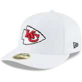 Kansas City Chiefs New Era Omaha Low Profile 59FIFTY Fitted Hat - White discount