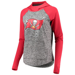 Tampa Bay Buccaneers G-III 4Her by Carl Banks Women's Championship Ring Pullover Hoodie - Heathered Gray/Red discount