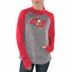 Tampa Bay Buccaneers G-III 4Her by Carl Banks Women's Championship Ring Pullover Hoodie - Heathered Gray/Red discount