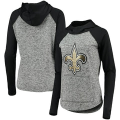 New Orleans Saints G-III 4Her by Carl Banks Women's Championship Ring Pullover Hoodie - Heathered Gray/Black cheap