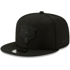 Chicago Bears New Era Black On Black 9FIFTY Adjustable Hat - Black on sale