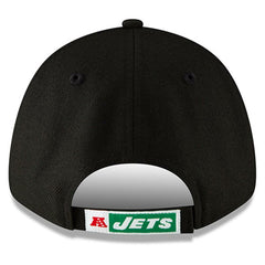 New York Jets New Era The League Throwback 9FORTY Adjustable Hat - Black on sale