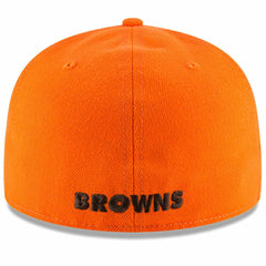 Cleveland Browns New Era Omaha Brownie The Elf Throwback 59FIFTY Fitted Hat - Orange discount