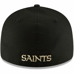 New Orleans Saints New Era Alternate Logo Omaha Low Profile 59FIFTY Fitted Hat - Black sale