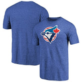 Toronto Blue Jays Cooperstown Collection Forbes Tri-Blend T-Shirt Heathered Royal