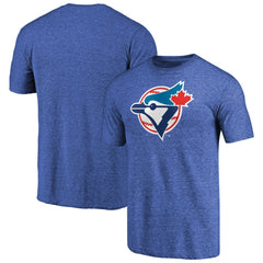 Toronto Blue Jays Cooperstown Collection Forbes Tri-Blend T-Shirt Heathered Royal