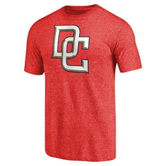 Washington Nationals Cooperstown Collection Forbes Tri-Blend T-Shirt Heathered Red