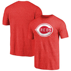 Cincinnati Reds Vintage Cooperstown Collection Wahconah Tri-Blend T-Shirt Red