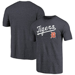 Detroit Tigers Vintage Cooperstown Collection Wahconah Tri-Blend T-Shirt Navy