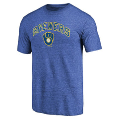 Milwaukee Brewers Vintage Cooperstown Collection Wahconah Tri-Blend T-Shirt Royal