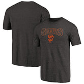 San Francisco Giants Vintage Cooperstown Collection Wahconah Tri-Blend T-Shirt Black