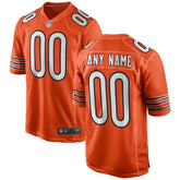 Chicago Bears Youth Alternate Custom Game Jersey - Orange cheap