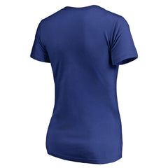 Los Angeles Dodgers Women's Hometown Collection Determined V-Neck T-Shirt Royal