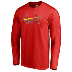 St. Louis Cardinals Team Wordmark Long Sleeve T-Shirt Red