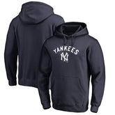 New York Yankees Vintage Cooperstown Collection Wahconah Fitted Pullover Hoodie Navy
