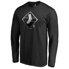Chicago White Sox Midnight Mascot Long Sleeve T-Shirt Black