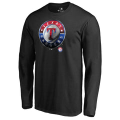 Texas Rangers Midnight Mascot Long Sleeve T-Shirt Black