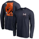 Chicago Bears Midway Monster Long Sleeve T-Shirt - Navy discount