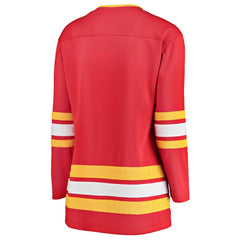 Calgary Flames Fanatics Women's Home Breakaway Jersey - Red Jerseys