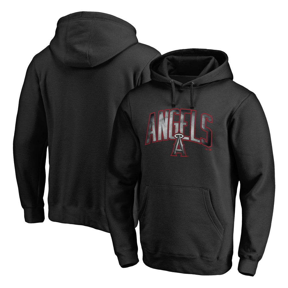 Los Angeles Angels Arch Smoke Pullover Hoodie Black