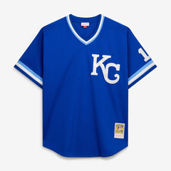 Bo Jackson Kansas City Royals Cooperstown Collection Big & Tall Mesh Batting Practice Jersey Royal
