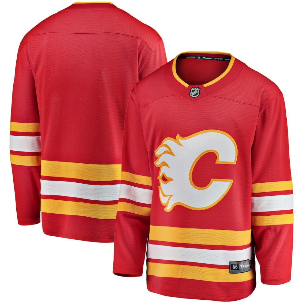 Calgary Flames Fanatics Home Breakaway Jersey - Red Jerseys