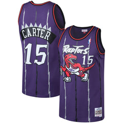 Vince Carter Toronto Raptors 1998/99 Big & Tall Hardwood Classics Swingman Jersey - Purple discount
