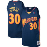 Stephen Curry Golden State Warriors 2009/10 Big & Tall Hardwood Classics Swingman Jersey sale - Navy cheap
