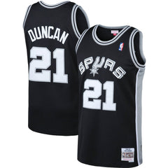 Tim Duncan San Antonio Spurs 1998/99 Big & Tall Hardwood Classics Swingman Jersey - Black online