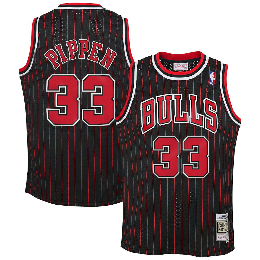 Scottie Pippen Chicago Bulls Big & Tall Hardwood Classics Swingman Jersey sale - Black for sale